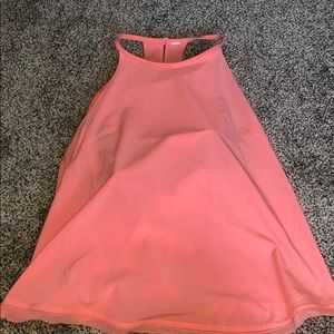 Lululemon tank top with a built in bra, open back